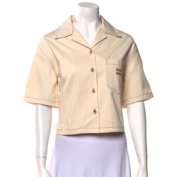 Miu Miu Cropped Top